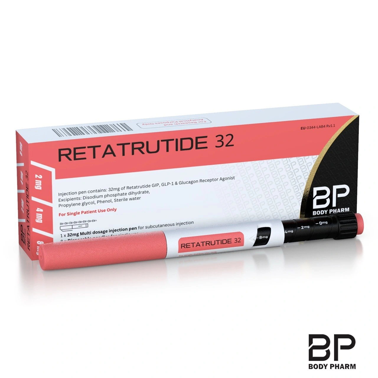 Retatrutide packaging